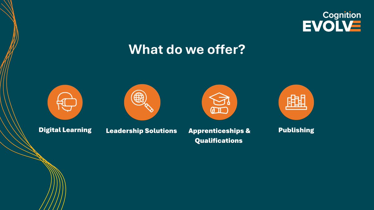 At Cognition Evolve, we create bespoke, innovative learning solutions that drive real change. Whether it is custom digital learning, leadership coaching, apprenticeships, or publishing, we support businesses and individuals on their learning journey.

🔗cognitionevolve.com