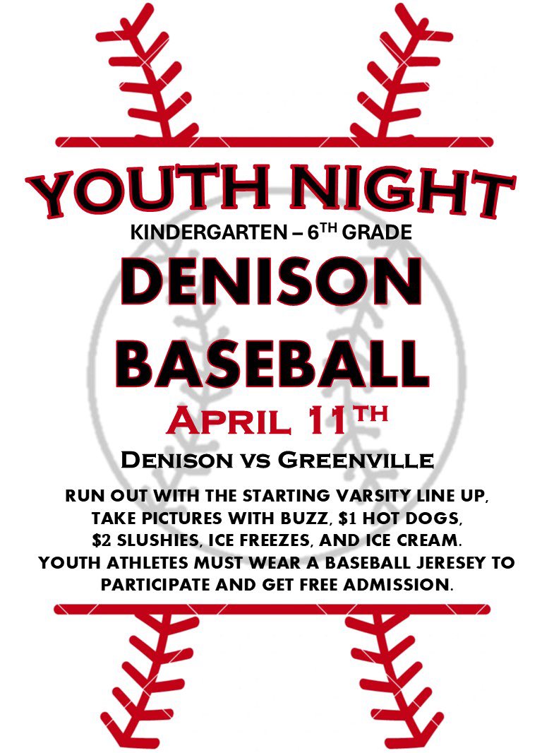 Denison High School Baseball (@denisonbsb) on Twitter photo 