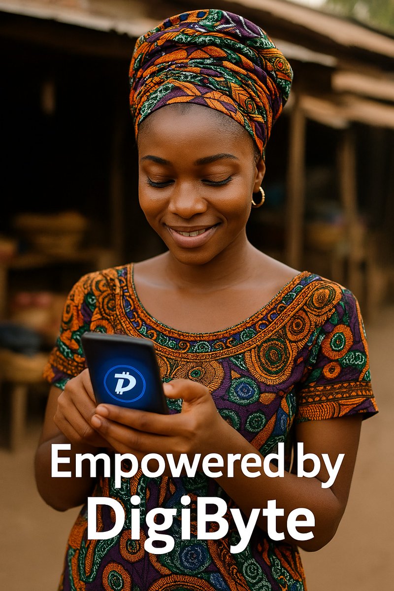 When she has the power of DigiByte in her hands, she’s not just online—she’s unstoppable. 🌍✨
From remote villages to global ventures, blockchain isn’t the future—it’s her present.
#DigiByte #EmpoweredByDigiByte #BlockchainForAll #AfricaOnChain