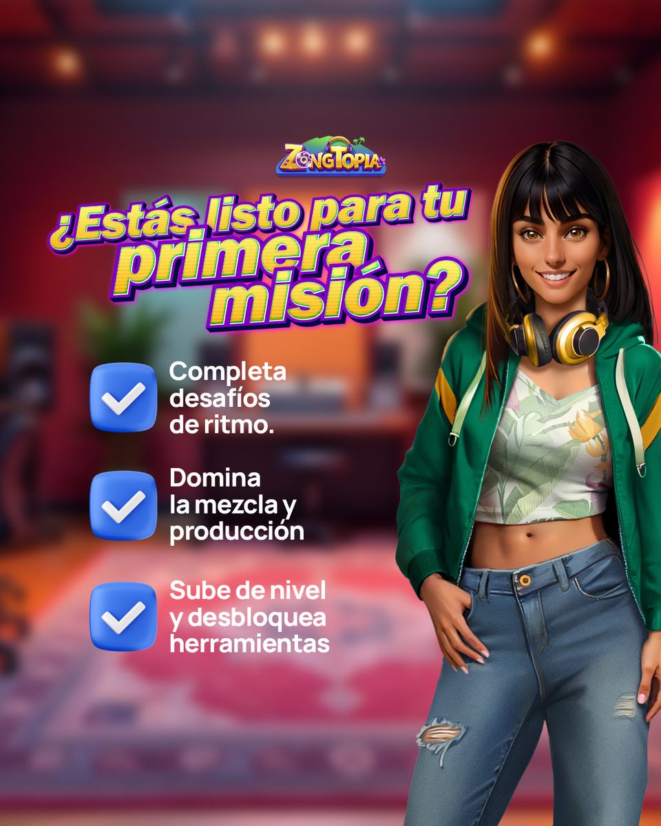 zongtopia's tweet photo. 🎮 Cada nivel es un nuevo reto, cada misión te acerca a dominar la música. ¿Estás listo para completar tu primera misión en Zongtopia? 🚀🎶
#Zongtopia #Música #NetworkingMusical #Músicos #HerramientasMusicales #AprendizajeMusical #Gaming https://t.co/W0AWVRwoQK