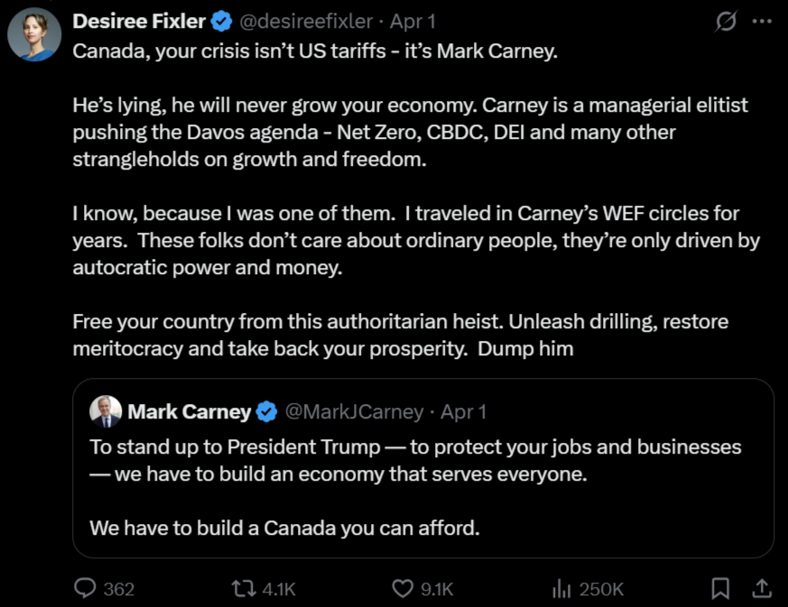 domfernz's tweet image. Canada, your crisis isn’t US tariffs
- it’s #SerialLiar @MarkJCarney @MarkCarney4PM!