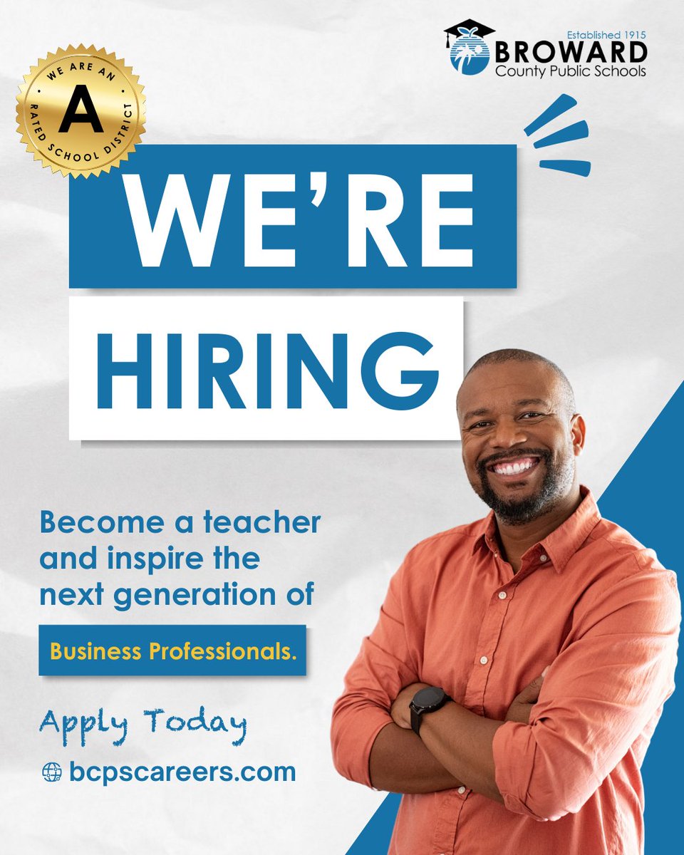Join IGNITE Your Teaching Career sessions to learn about Benefits &amp; Salary, Certification Pathways &amp; Support &amp; Resources.  3rd Tues of every month | 5PM Virtual (details upon registration) 👉bcpscareers.com  Industry experience &amp; authorization to work in the U.S. required