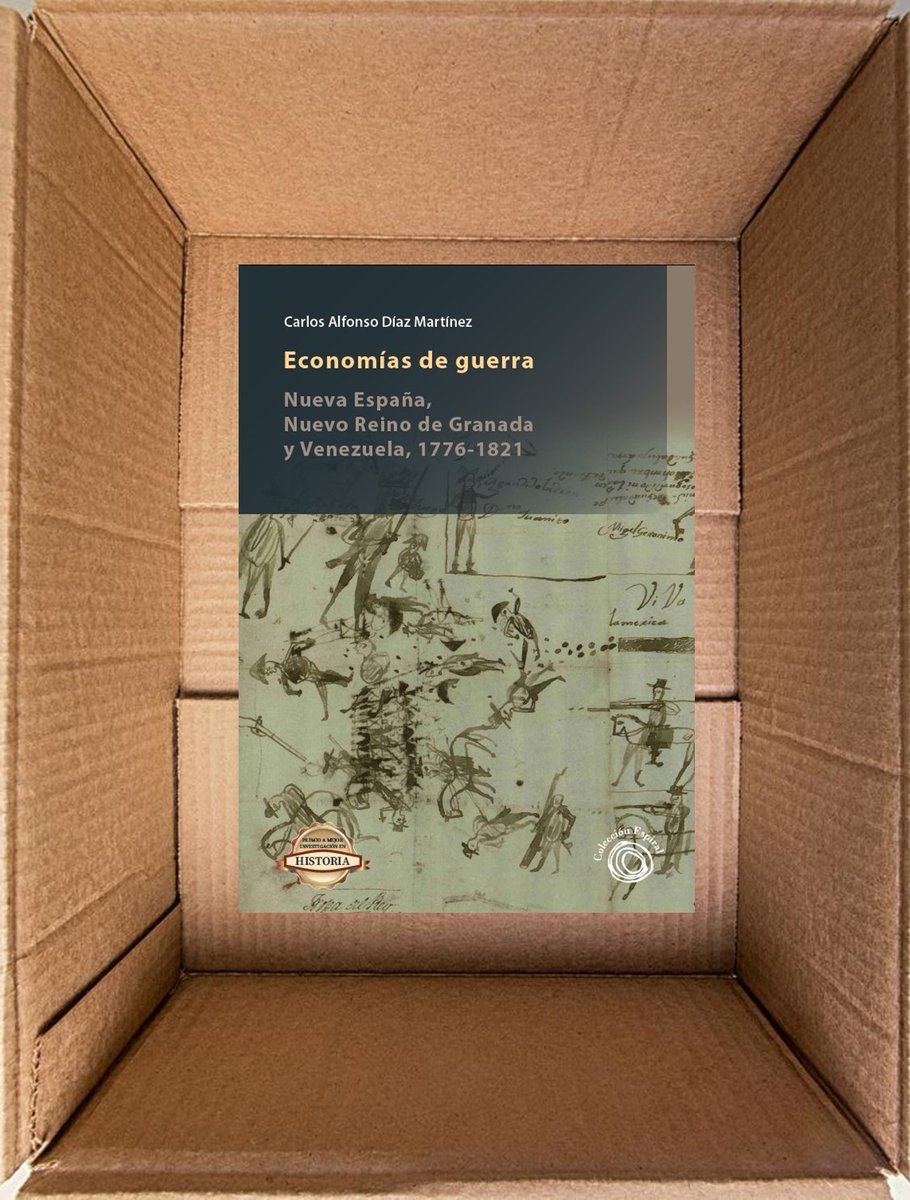 Caadiazma's tweet image. Todavía huele la tinta! Economías de guerra está impreso!
Gracias a @El_Icanh por su apoyo permanente. Al instituto le debo mi primer beca de investigación (2012), primer artículo (2013), primer premio (2023) y primer libro (2025).
Pronto estará para libre descarga: