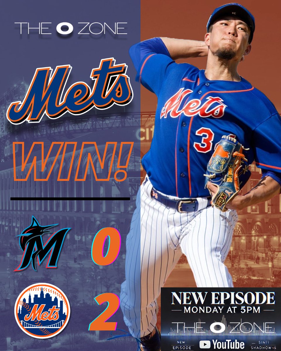 theOzoneshow's tweet photo. Juan Soto’s RBI double in the 3rd and a late single by Taylor propelled the Mets to a 2-0 win over the Marlins tonight at Citi Field. Kodai Senga delivered a stellar performance, securing the shutout victory. #LGM #MetsWin #MLB2025 #MetsVsMarlins #TheOzoneShow https://t.co/fRKhlBqw4l