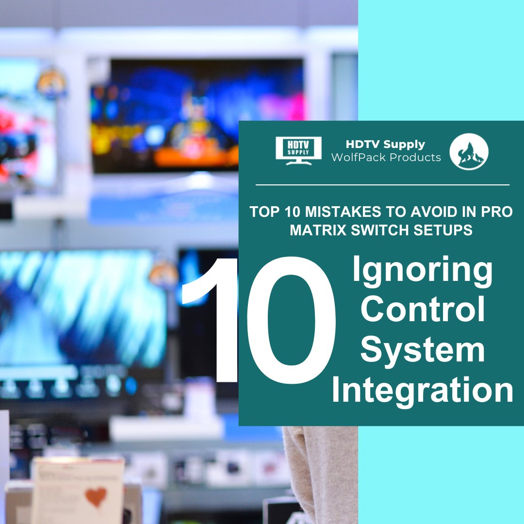 HDTVSupply's tweet image. Ignoring Control System Integration – A well-integrated control system ensures seamless operation. Remember, it&apos;s better to set it up right than troubleshoot all night!

#MatrixSwitchSetup #ProAVSolutions #WolfPack #HDTVSupply #AVTechnology