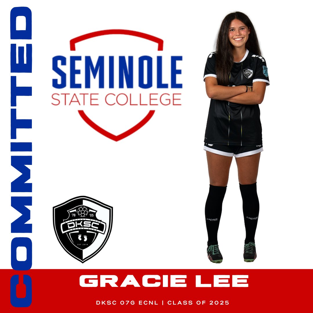 DKSC ECNL 06/07G (@07gdksc) on Twitter photo We are SO HAPPY for <a href="/GracieLLee_7/">Gracie Lee</a> and her commitment to play college soccer at Seminole State College!! WAY TO GO, GRACIE!! #DKSCProud We are SO HAPPY for <a href="/GracieLLee_7/">Gracie Lee</a> and her commitment to play college soccer at Seminole State College!! WAY TO GO, GRACIE!! #DKSCProud