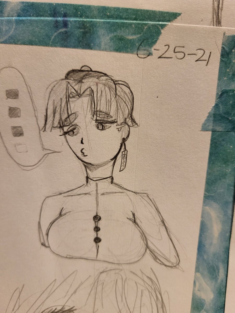 Newer Jiangshi, was playing around with giving her short hair