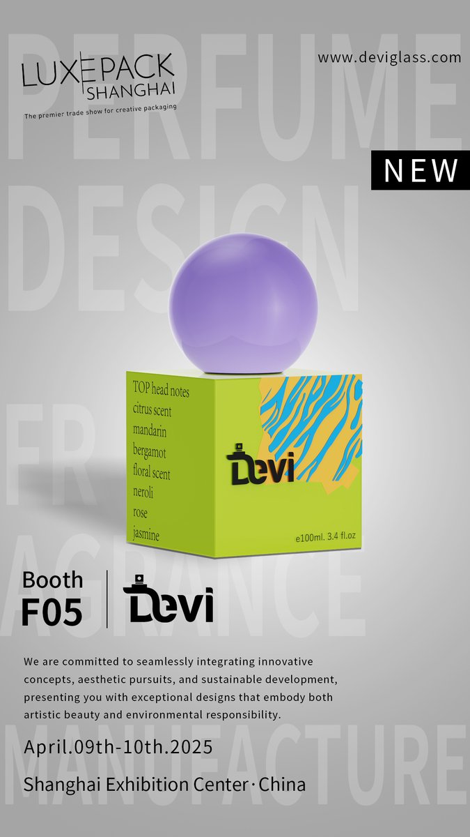 BottleDevi's tweet image. ✨Everything&apos;s Ready for Your Visit✨

Booth F05 | We cordially invite you to explore

Don&apos;t miss this chance to elevate your brand with sustainable craftsmanship.

#deviglass
#perfumedesign
#glassbottle
#shanghai
#exhibitions