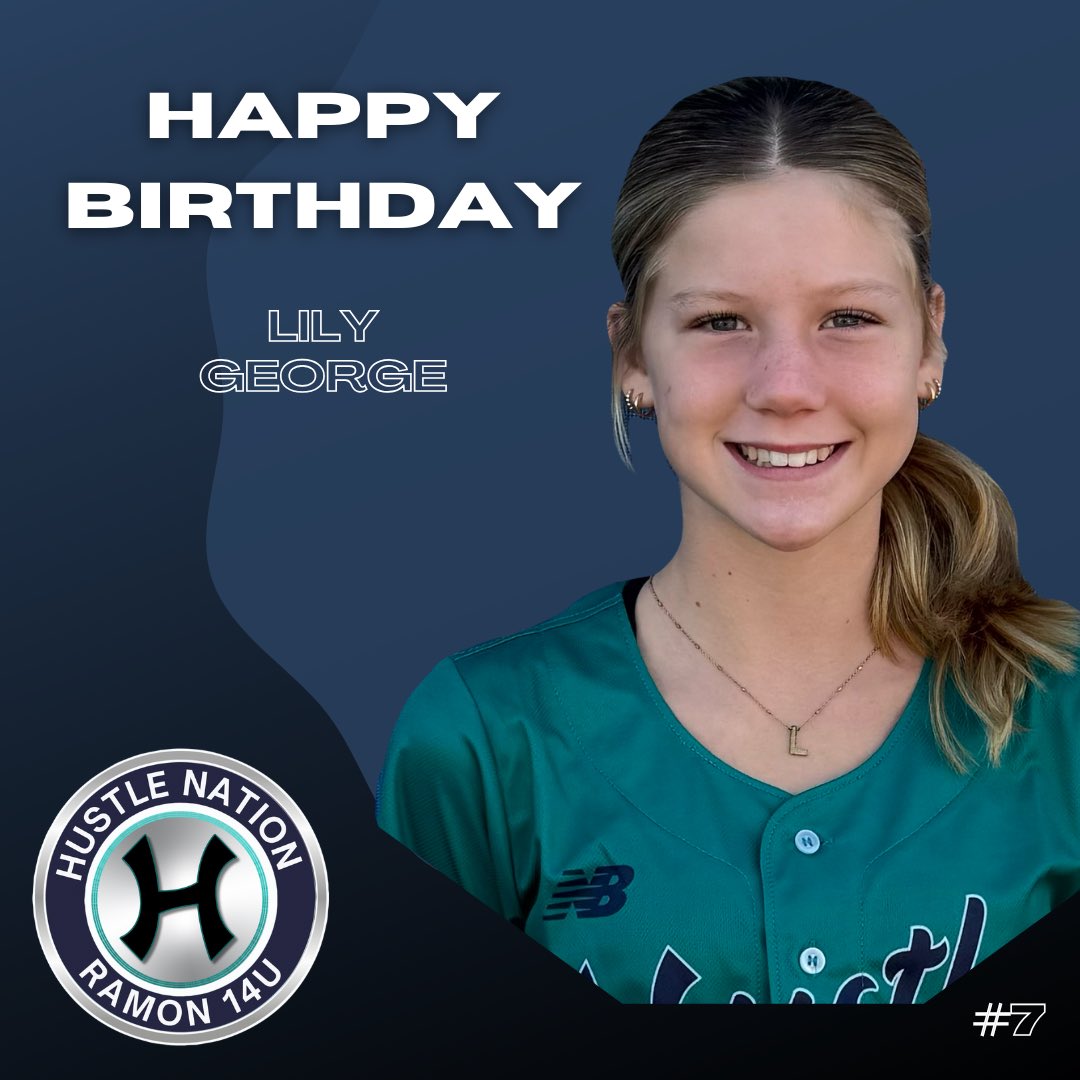 Hustle Nation Ramon 14U (@14uhustlenation) on Twitter photo Not going to end this day without wishing our #7 <a href="/Lily_George2029/">LilyGeorge</a> a big HAPPY 14th BIRTHDAY!! 🎉🥳 Hope your day was good kiddo!!
<a href="/HustleNationFP/">Hustle Nation Fastpitch</a> <a href="/TimRamonHNF/">Tim Ramon</a> Not going to end this day without wishing our #7 <a href="/Lily_George2029/">LilyGeorge</a> a big HAPPY 14th BIRTHDAY!! 🎉🥳 Hope your day was good kiddo!!
<a href="/HustleNationFP/">Hustle Nation Fastpitch</a> <a href="/TimRamonHNF/">Tim Ramon</a>