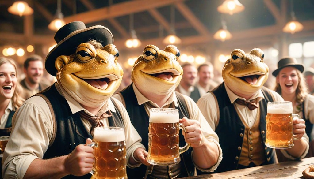 CedJackson6's tweet photo. You have heard of Beer Goggles, yah? Well, $Turbo #hodlers have Turbo Goggles, where everything starts looking like the beautiful #TurboToad #memecoin
And honestly, were ok with that!
#NationalBeerDay #BeerLovers #beerGoggles #crypto #beer @TurboToadToken https://t.co/MEw7SDCZ6X