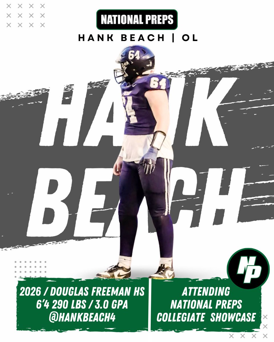 Donnie Zimmerman (@npcoachzim) on Twitter photo 📢 Need a Junkyard DAWG!!! <a href="/HankBeach4/">Hank Beach</a> will B a #Must 👀 <a href="/NPShowcases/">National Preps Showcases</a> May 17th College Showcase!!! Athletic, can run, great feet, heavy hands, finishes!! #OfferOL #WarDaddy JR Film is 💯🔥!! #Trusted #Exposure #CollegeCoaches #WhyNP 📢 Need a Junkyard DAWG!!! <a href="/HankBeach4/">Hank Beach</a> will B a #Must 👀 <a href="/NPShowcases/">National Preps Showcases</a> May 17th College Showcase!!! Athletic, can run, great feet, heavy hands, finishes!! #OfferOL #WarDaddy JR Film is 💯🔥!! #Trusted #Exposure #CollegeCoaches #WhyNP