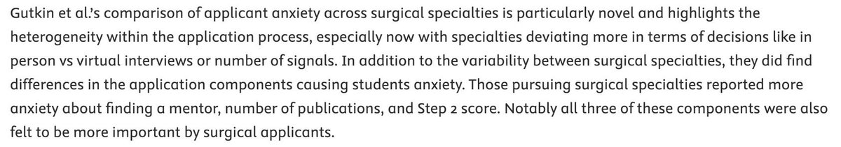 Paulina Gutkin (@paulinagutkin) on Twitter photo Grateful to get our work published with <a href="/WomenSurgeons/">WomenSurgeons</a> in <a href="/AmJSurgery/">AmJSurgery</a> looking at unique stressors among surgical applicants, by specialty, in an ever-evolving residency application process
<a href="/SDreamMD/">Sophie Dream</a> 🎉
americanjournalofsurgery.com/article/S0002-…
+Blurbs from commentaries by Alkhatib, Donahue et al Grateful to get our work published with <a href="/WomenSurgeons/">WomenSurgeons</a> in <a href="/AmJSurgery/">AmJSurgery</a> looking at unique stressors among surgical applicants, by specialty, in an ever-evolving residency application process
<a href="/SDreamMD/">Sophie Dream</a> 🎉
americanjournalofsurgery.com/article/S0002-…
+Blurbs from commentaries by Alkhatib, Donahue et al