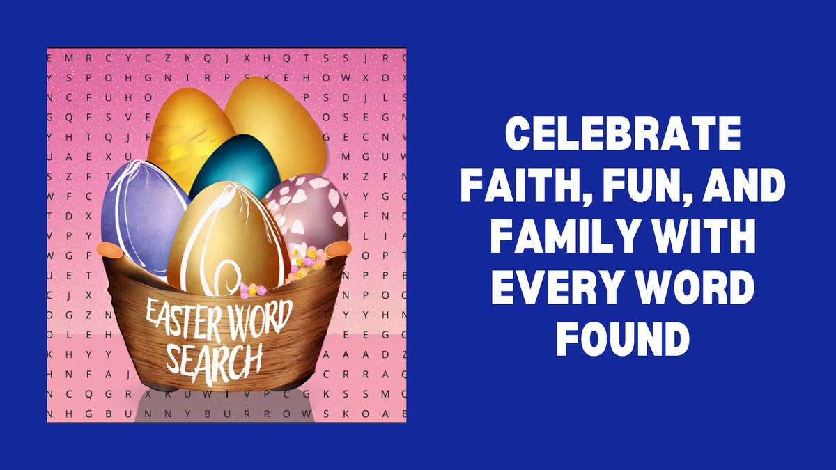 🐰✝️ Celebrate faith, fun, and family with every word found! 📝✨ Easter word search puzzles bring joy!

📌 Get yours now: geni.us/N4AFA

#EasterPuzzles #WordSearchFun #FamilyGameNight #SpringJoy #FaithAndFamily

As an Amazon Associate, I earn from qualifying purchases.