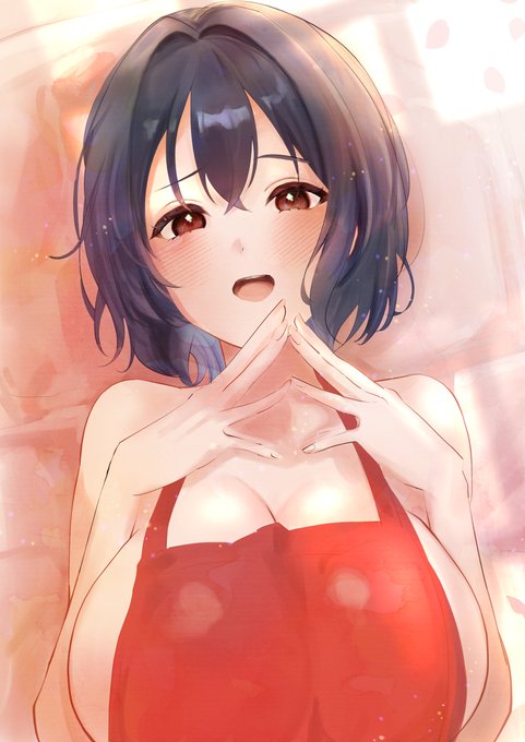 月岡まいさん(@m_AImanga)からみころちゃんのFAを描いて頂きました…!!!
本気で嬉しすぎて可愛すぎて!まいさん絵上手すぎる!!!
ほんわかした柔らかな色合いも優しい表情も可憐な仕草もたわわなお胸も全てが最高です!!!✨
幸せすぎます本当にありがとうございました!!!😇💕 