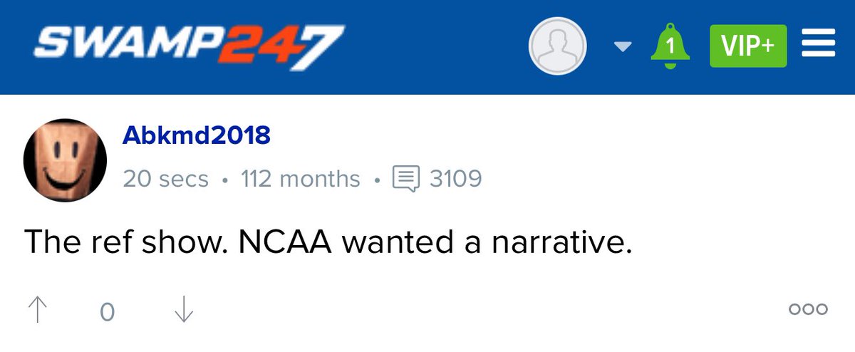 BoardGeniuses's tweet photo. #Florida is down 12 to the refs in the second half. #MeltdownAlert https://t.co/BbAFkEGePM