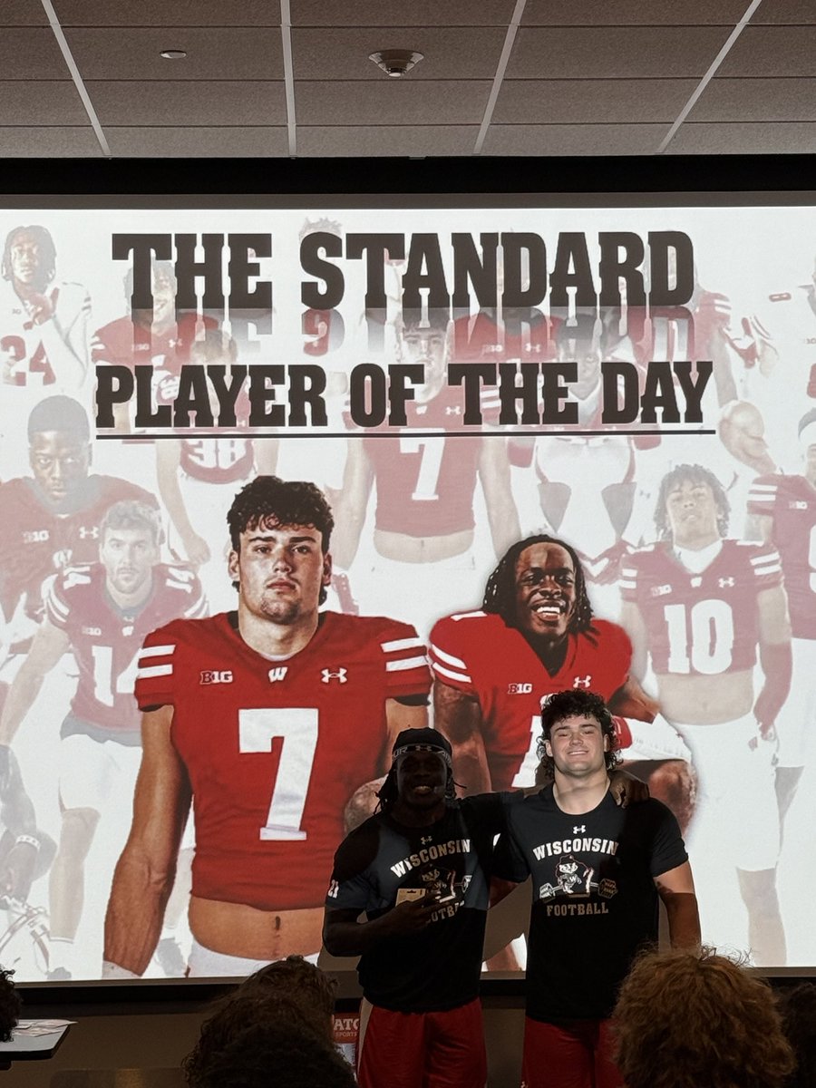 Coach Paul Haynes (@haynes_badgers) on Twitter photo Spring Practice #7 "The Standard" Players of the Day! <a href="/LatimerGeimere/">Geimere Latimer II</a> <a href="/matthewdtraynor/">Matthew Traynor</a> Spring Practice #7 "The Standard" Players of the Day! <a href="/LatimerGeimere/">Geimere Latimer II</a> <a href="/matthewdtraynor/">Matthew Traynor</a>
