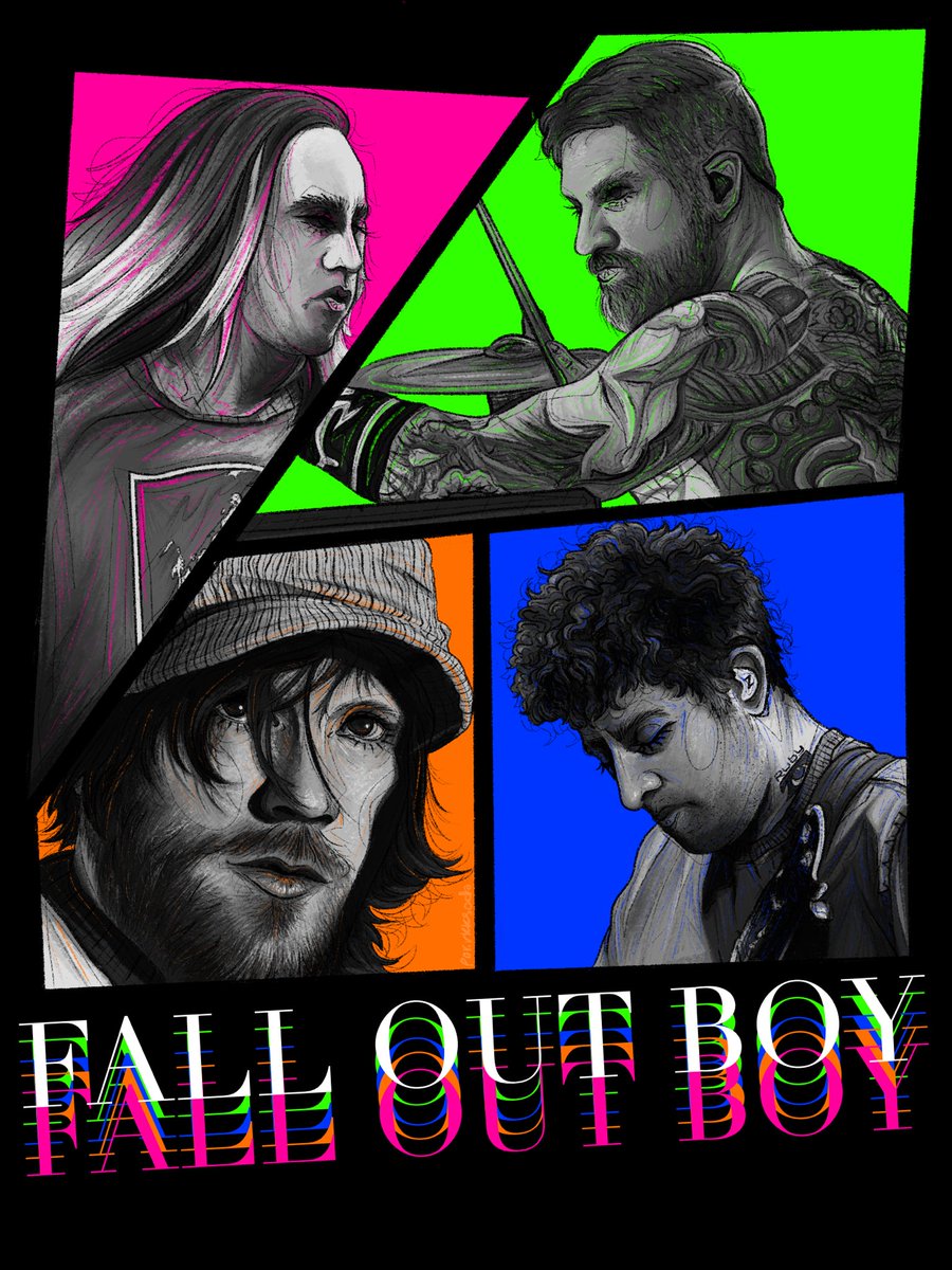 finally finished this :-) it’s up on my ko-fi!! #falloutboy