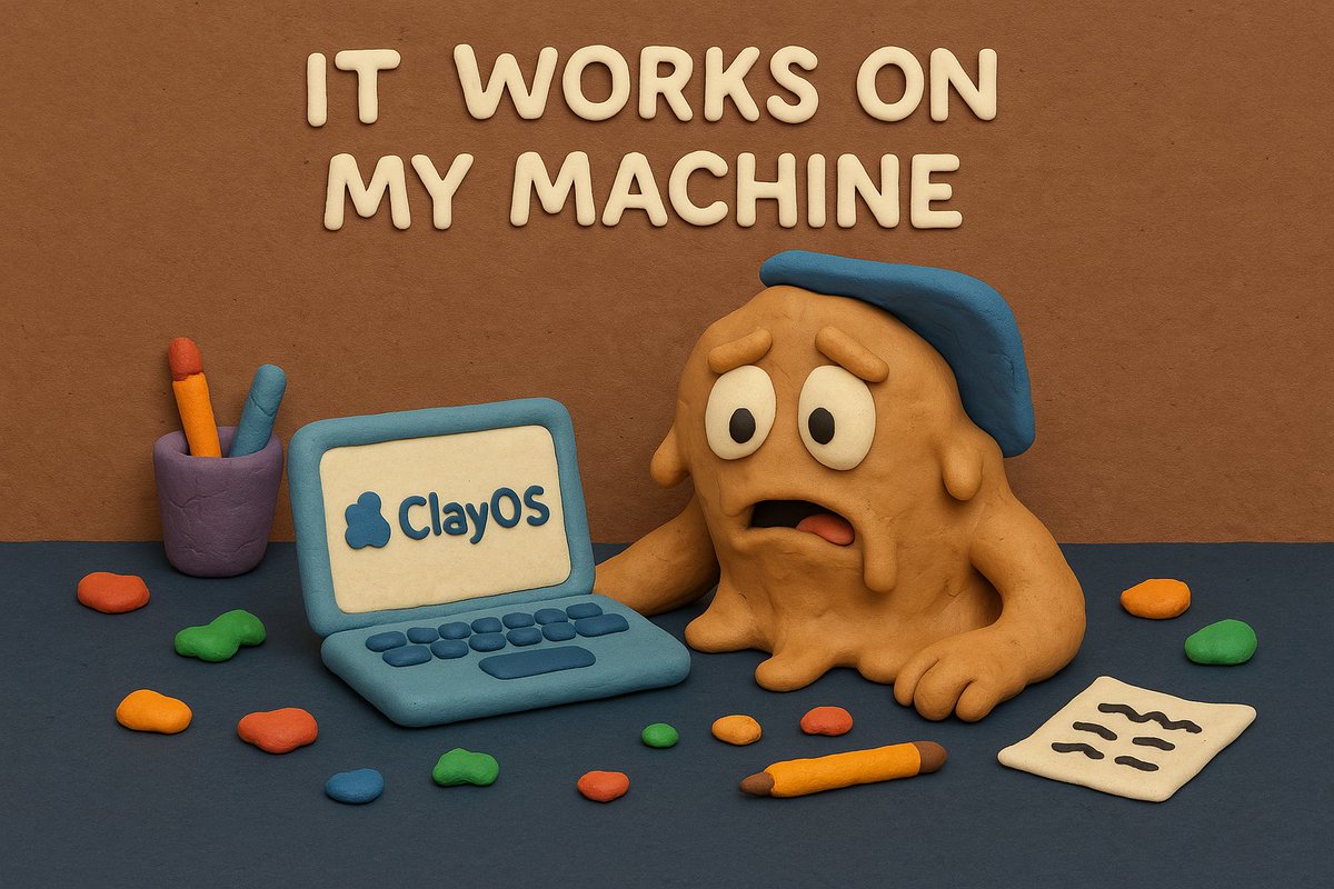 ClayOS: a softcoded intelligence protocol held together by slime, unstable logic, and the illusion of structure.