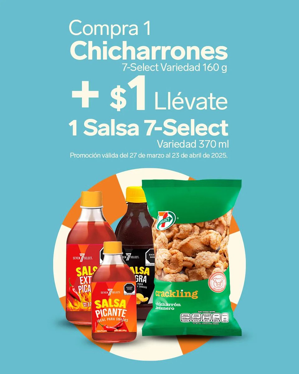 7ElevenMexico's tweet image. Mi cara cuando le falta salsa al snack: 😒
Mi cara cuando le pongo mi Salsa #7Select favorita: 🤤