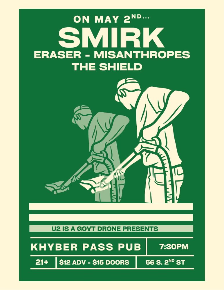 I can’t wait to play this show in Philadelphia soon. Fuck.