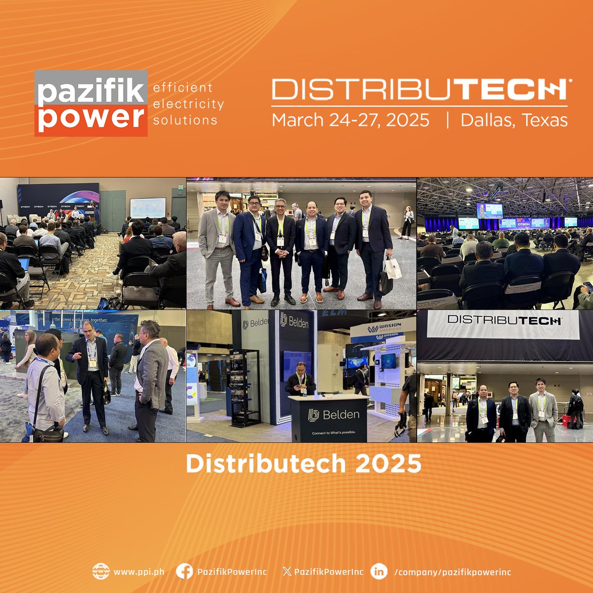 PazifikPowerInc's tweet image. PPI @ DISTRIBUTECH 2025 in Dallas, Texas, the largest and most influential event for transmission and distribution. The event highlighted innovations in data centers and AI, electricity delivery automation, energy efficiency, and demand response.