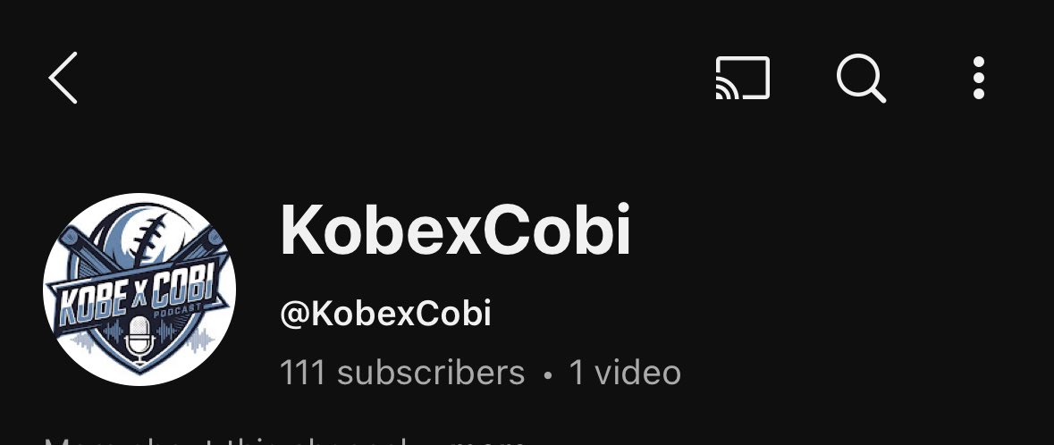 Coach X publicist (@iam_jay_01) on Twitter photo #KobexCobipodcast had OFFICIALLY eclipsed 100 subscribers tonight!! Keep em coming Tiger Nation!! 💙🐅🤍 youtube.com/@kobexcobi?si=… <a href="/_KobePaul/">Kobe Paul🔥</a> <a href="/jacobian_morgan/">JaCobian Morgan</a> #KobexCobipodcast had OFFICIALLY eclipsed 100 subscribers tonight!! Keep em coming Tiger Nation!! 💙🐅🤍 youtube.com/@kobexcobi?si=… <a href="/_KobePaul/">Kobe Paul🔥</a> <a href="/jacobian_morgan/">JaCobian Morgan</a>