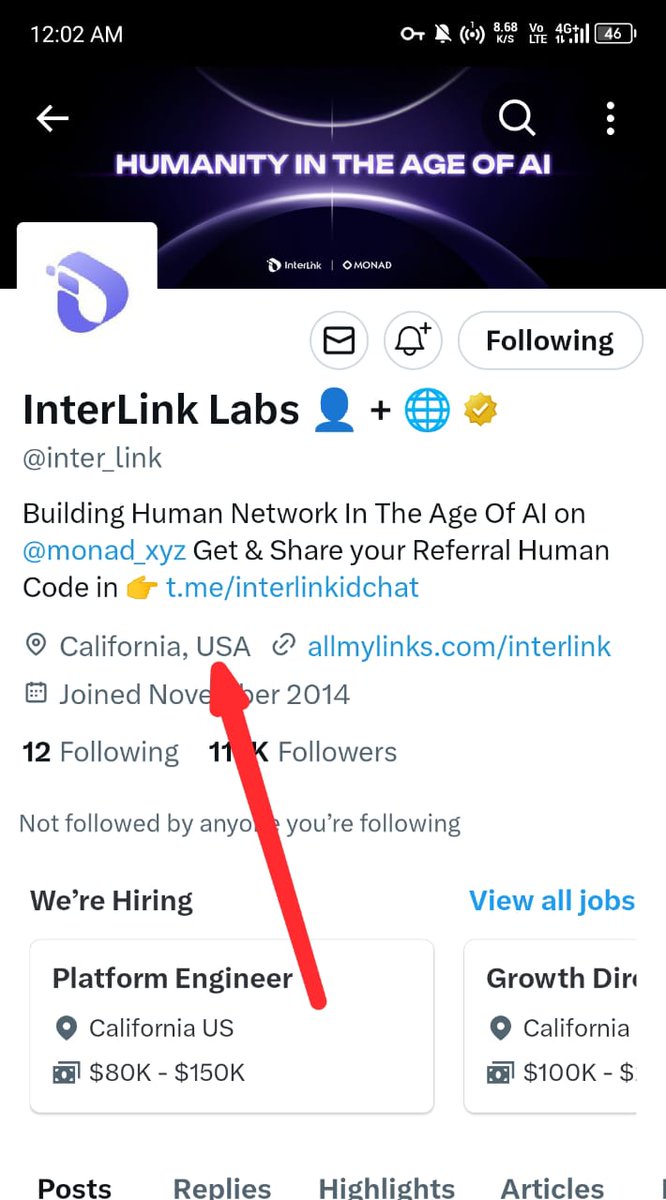 Crypto_Seldom's tweet photo. @BaptisteVicini *InterLink is a USA based Project within 10 Days Mai 200K KYC has been Passed*
*My Favorite Project InterLink This is a huge project than Pi Network*

*Joining Link*
https://t.co/ZpcvEqTUk4…
*Refer Code 542072208*
#Crypto #Airdrop #interlinklabs
#USA #Project2025 https://t.co/jlmHYHtRLo