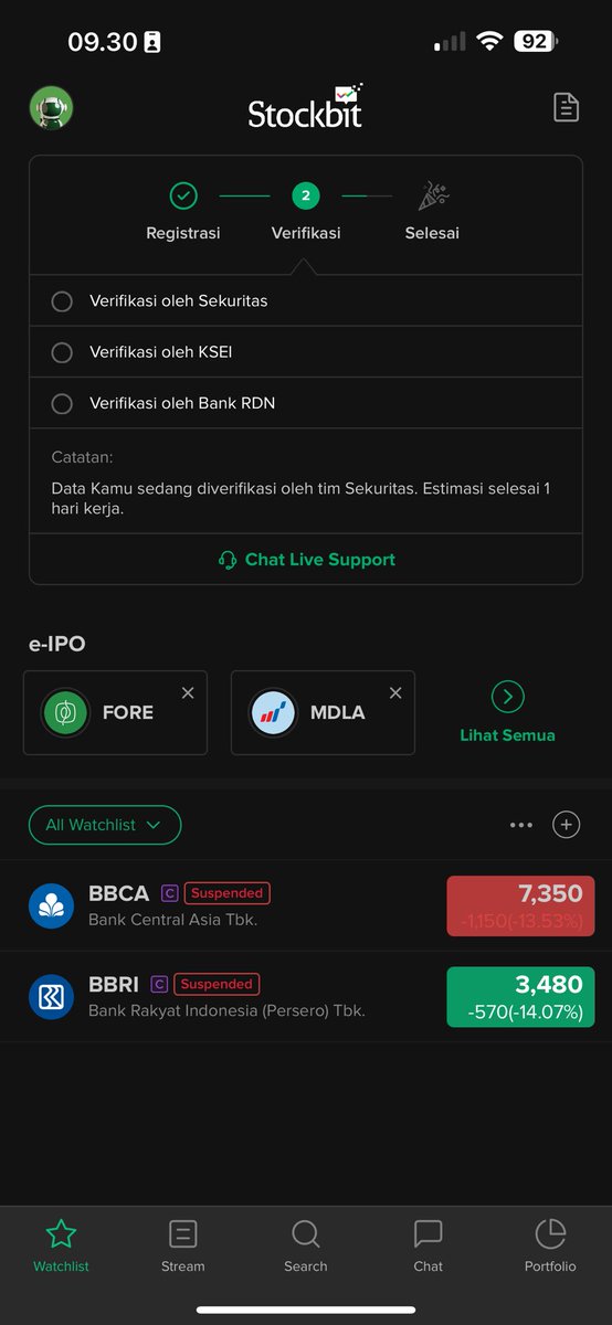 Andriyanto (@andricuanterus) on Twitter photo Hari ini gw buat akun saham indo.
👇🏻Shill me asset yang oke untuk di serok Hari ini gw buat akun saham indo.
👇🏻Shill me asset yang oke untuk di serok
