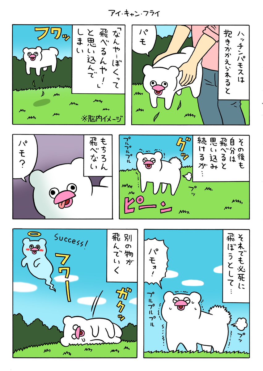 絶滅寸前の動物ハッチンパモス「アイ・キャン・フライ」

qrais.blog.jp/archives/31714…