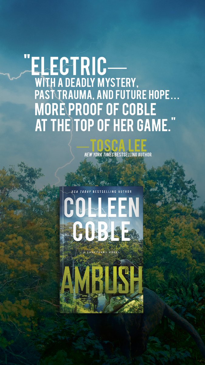 Romantic suspense at a wild animal refuge? You bet! AMBUSH by friend Colleen Coble has it all: family secrets, a second chance romance, and all kinds of animals—both darling and deadly.  tinyurl.com/ywh5h4ub
