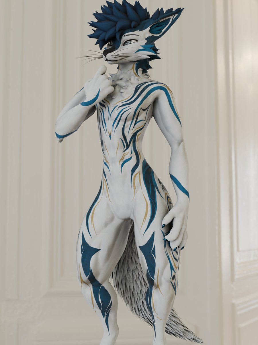 _Zou_Fr's tweet photo. Design for @nobodynavu and yep, the pose is based on Michelangelo's David.
I've been working on more stuff, but it’s not ready yet O.o https://t.co/uvwRendei7