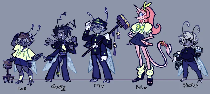 Redesign of my space alien kid classroom! It's been a few years but I wanted to revisit their designs. Which one do you like most? 