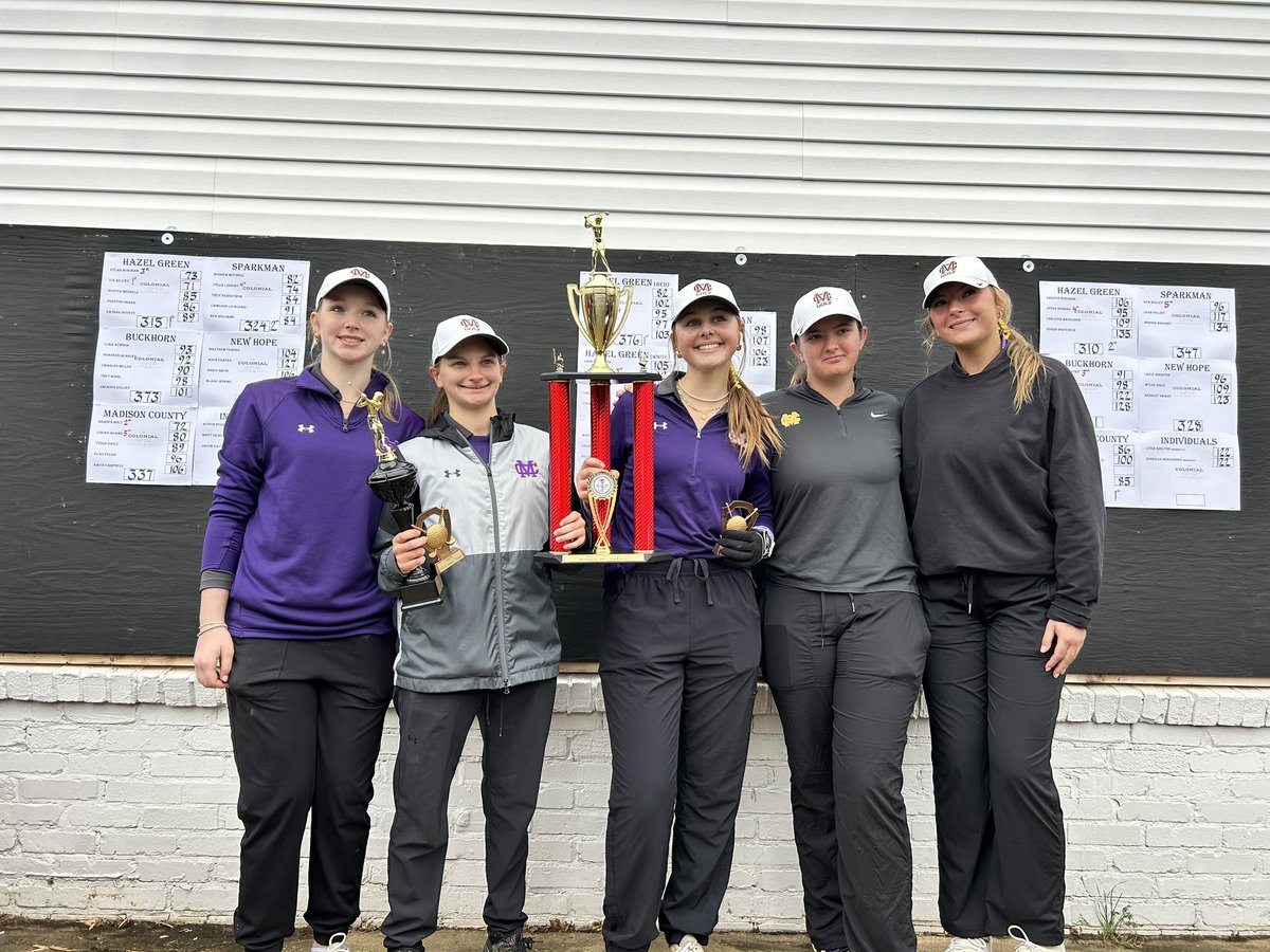 Scoring update from the 2025 MCSS Tournament at The Colonial Golf Club! MCHS reigns supreme for the ladies and our Lady Trojans were runner ups! Congratulations to Jenna making the All-County for the Lady Trojans and congrats all these our MCSS girls golfers!