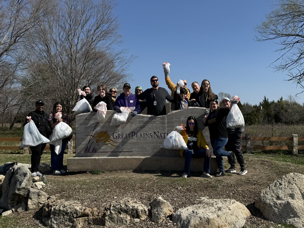 It was another great day to be an <a href="/EIChargers/">EducationImagine</a> We partnered with <a href="/GPNatureCenter/">Great Plains Nature Center</a> for a day of community service and exploration. K-12 students and families cleaned up the park for the upcoming summer season!