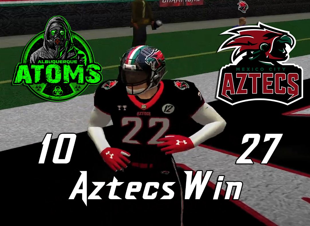 Mexico City Aztecs (@sflaztecs) on Twitter photo The Aztecs take down the top ranked team in the SFL in a commanding night!
<a href="/simulationfl/">Simulation Football League</a> #AztecEmpire The Aztecs take down the top ranked team in the SFL in a commanding night!
<a href="/simulationfl/">Simulation Football League</a> #AztecEmpire