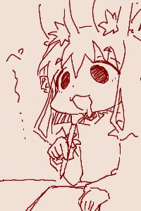 ちかごろのらくがき2
ぺ〜〜〜〜・・・ 