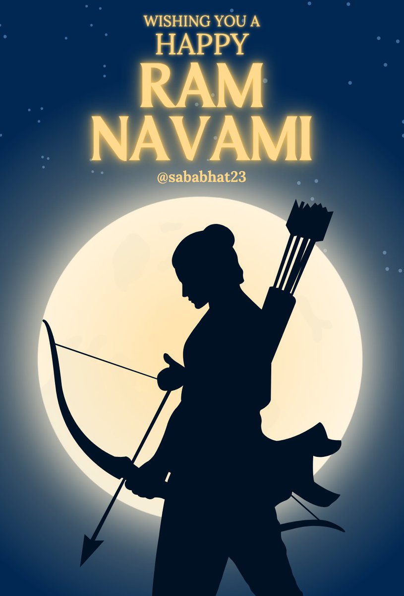 sababhat23's tweet image. Every religion teaches us peace, respect, and the beauty of devotion. On this sacred occasion, wishing all my Hindu brothers and sisters a very Happy Ram Navami.
#RamNavami #UnityInFaith
