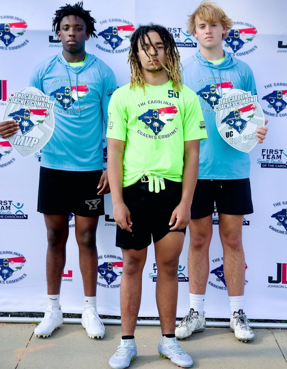 calebsanders0's tweet image. More than appreciative to be invited by @CoachesCombines and come out and compete @YorkRecruits @_YorkStrength @JLayman44 @JustinStrain5 @Coach_green_sc