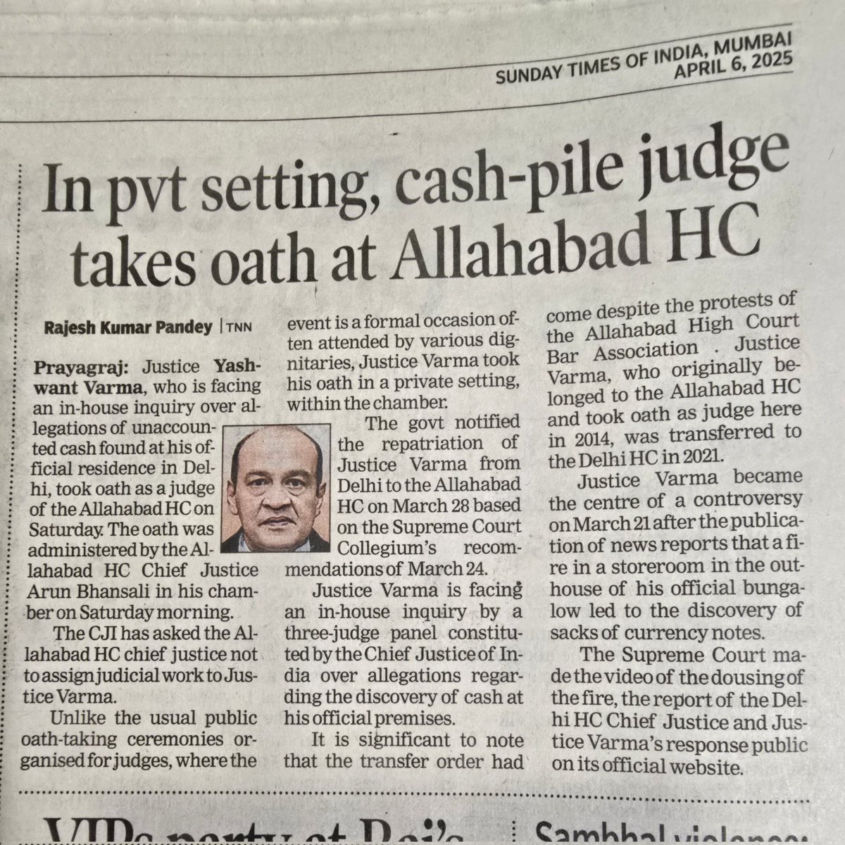The show must go on....what if it is found that the person in question was indeed guilty after his retirement......will this become a new norm now.....