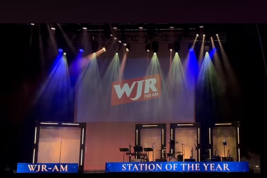 WJR was named the 2024 Market One Station of the Year during tonight’s Michigan Association of Broadcasters Broadcast Excellence Awards Gala!  Thank you to the MAB and to the best team in radio! #GreatVoiceoftheGreatLakes