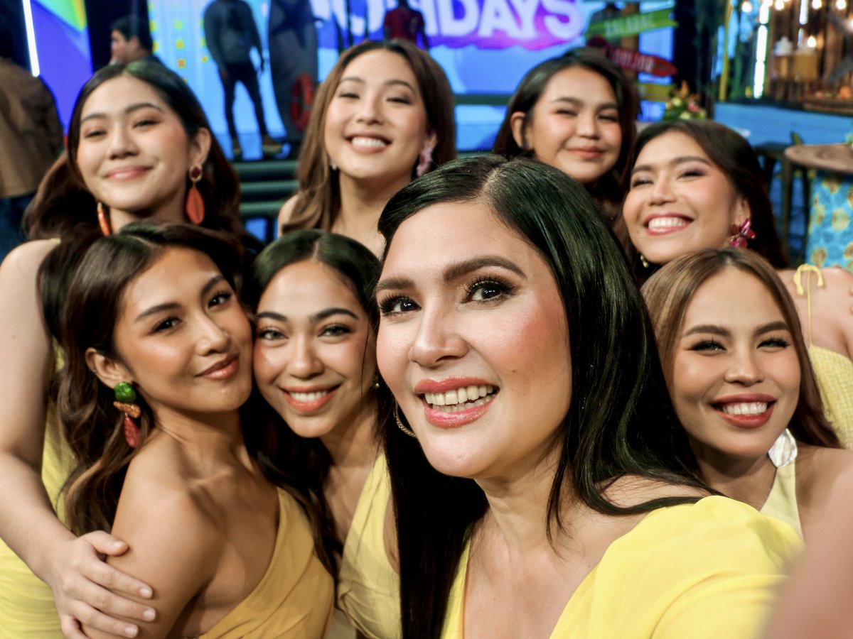 "I'm just so happy to be back here after so many years!" - Ms. Vina Morales 💛 #AllOutSundays #AOSTripMoTo