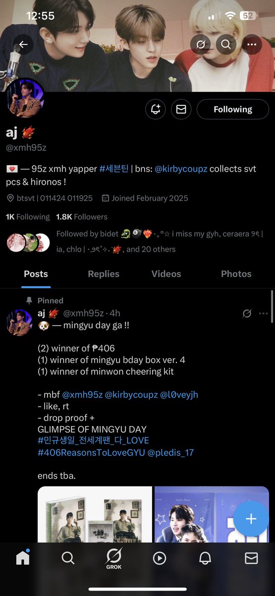 mochibiu's tweet photo. @xmh95z @kirbycoupz @l0veyjh @pledis_17 GLIMPSE OF MINGYU DAY
#민규생일_전세계팬_다_LOVE
#406ReasonsToLoveGYU
@pledis_17 https://t.co/qcwwMV5H3C