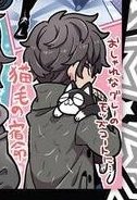 swordsfaire's tweet image. mona’s face and the cat fur all over joker’s coat 😭😭 no love greater than between a boy and his cat