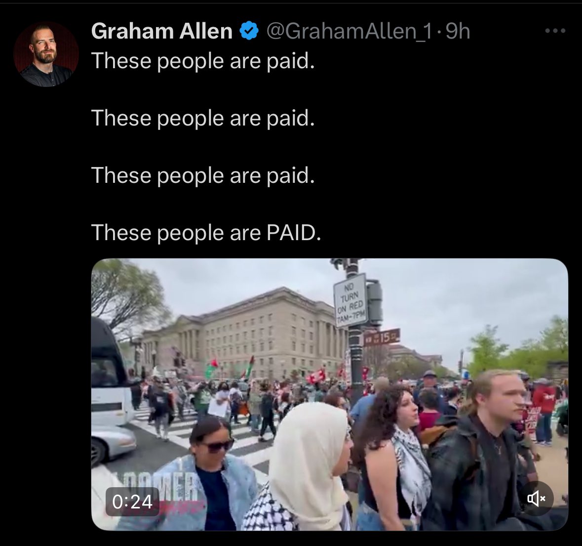 Imagine thinking that the millions of people protesting across America were paid (we weren’t)…

but not making a peep when Elon is literally tweeting about paying people multiple times for their votes (and then changing it to “being spokespeople”)