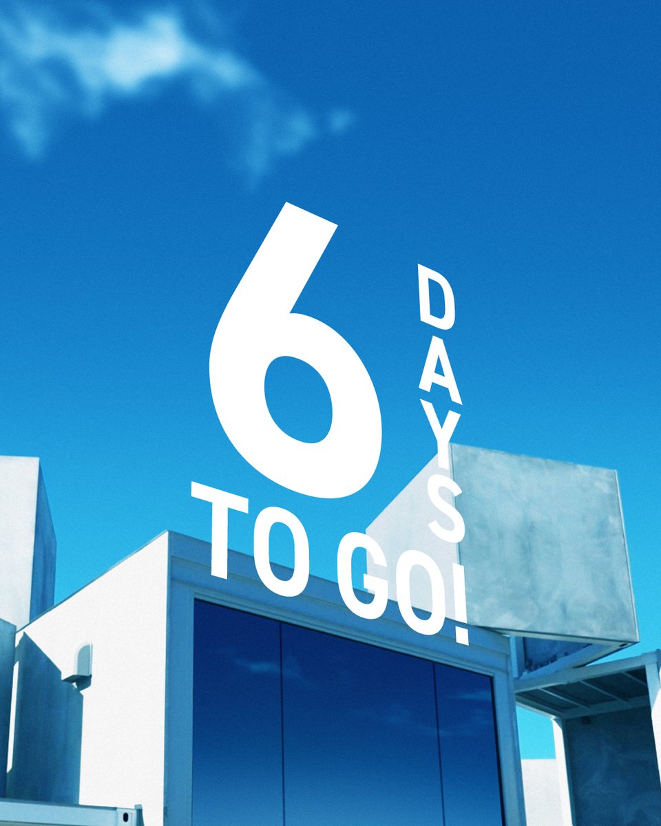 IT'S ONLY

　　🔵🔴🔵
　　🔴　  　 
　　🔵  　
　　🔴🔵🔴
　　🔵　  🔵
　　🔴　  🔴
　　🔵🔴🔵　 DAYS TO GO

UNTIL #EXPO2025👀ˎˊ˗