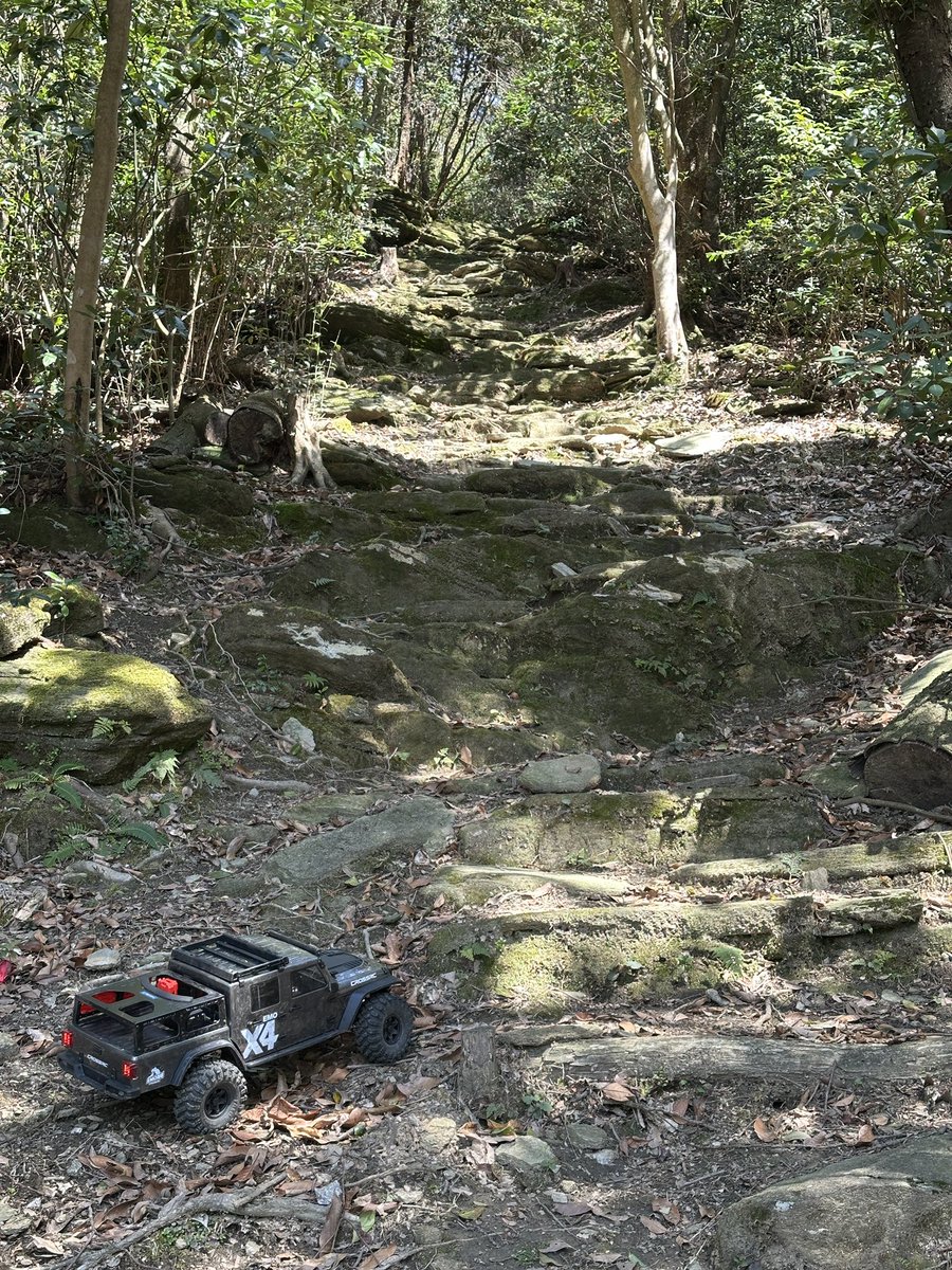 tarourakami's tweet photo. ちょっと仕事抜け出して県民の森展望台まで散歩。
#CROSSRC #CROSSRCemoX4
#クローラー #RC
#トレイルリグ #TrailRig https://t.co/BRi6k2OjsU