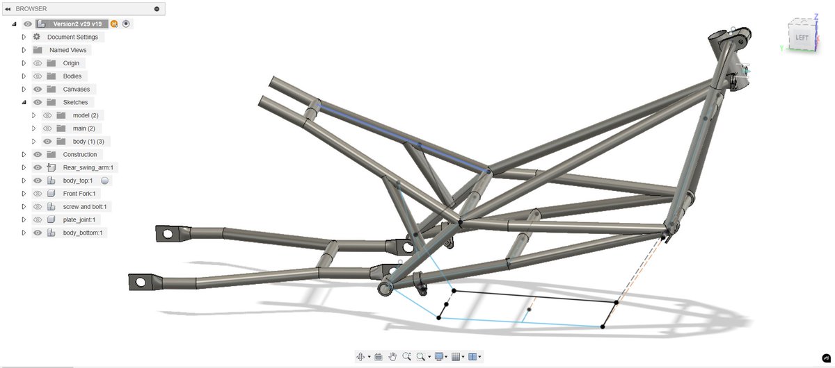 made the headstock and connectors now my brain cells dead. we are very slowly getting there
#CAD #fusion360