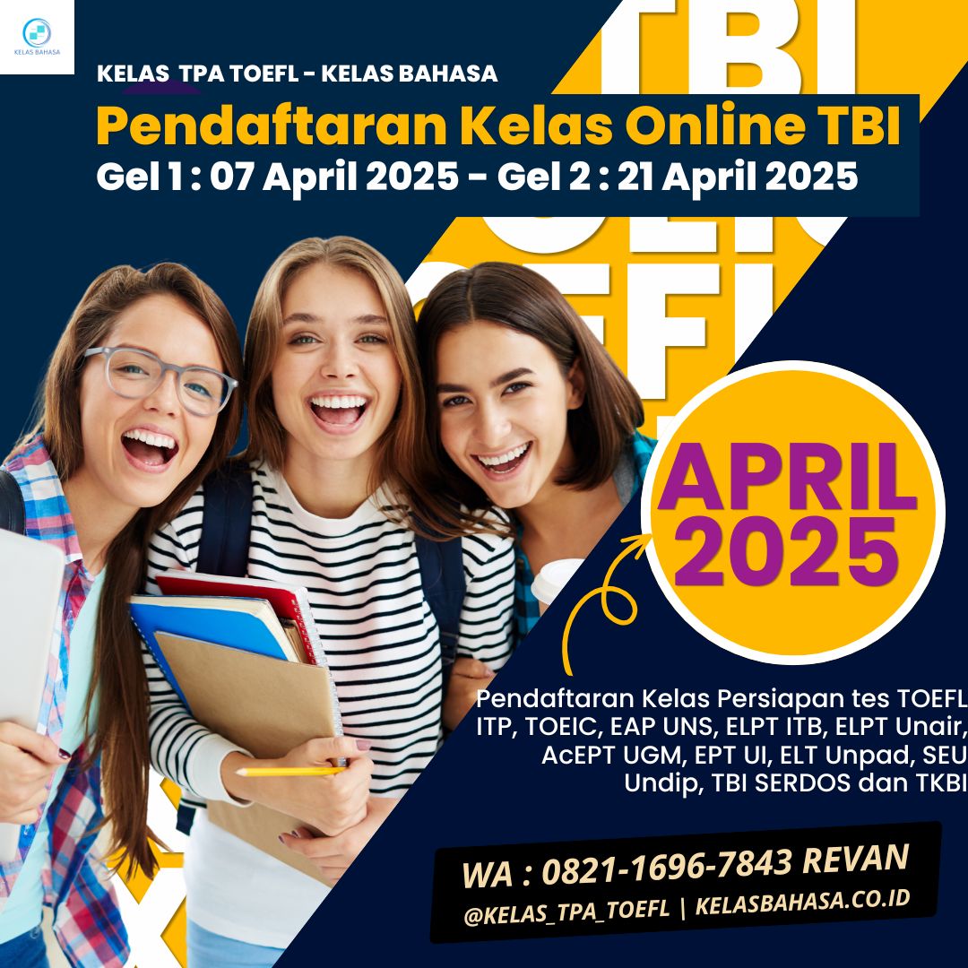 Kelas_ppds's tweet image. Pendaftaran Kursus TPA Bappenas, UPDA ITB dan ELPT ITB 

kelasbahasa.co.id/kursus-upda-da…

#kelastpatoefl #pmbitb #ITB