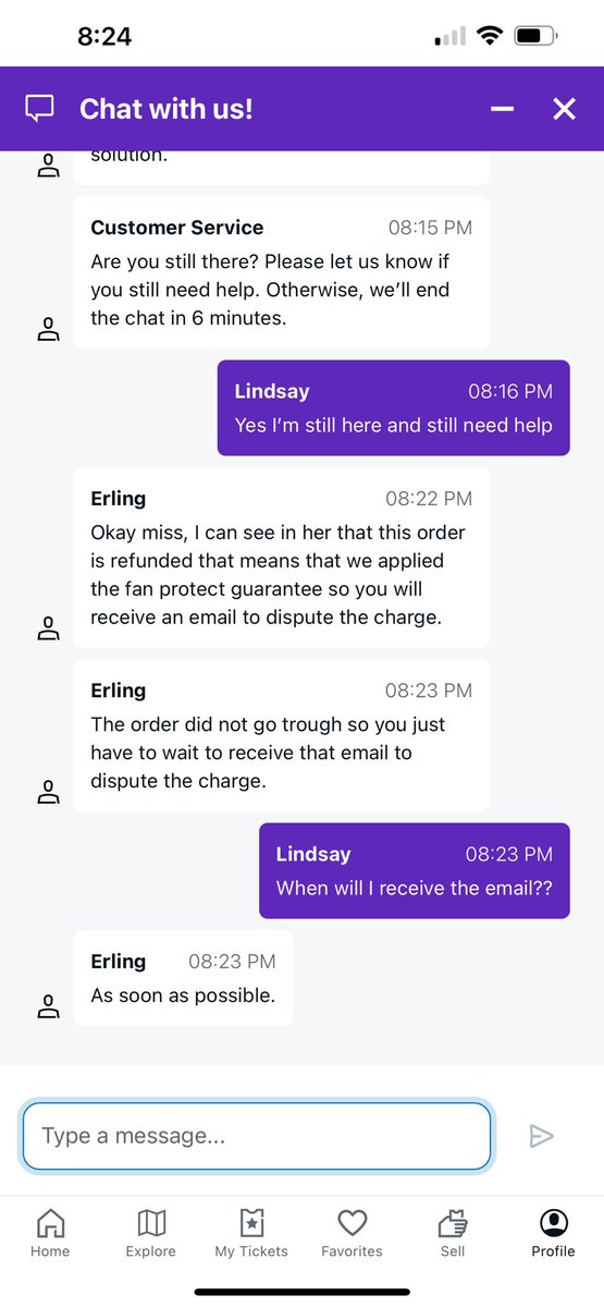 lostlady_2's tweet photo. Extremely angry with @StubHub @TeamStubHub. I sold a ticket to a comedy show. TWO WEEKS passed and I was never paid and heard nothing. Chat rep says the buyer disputed ticket and got refunded and refused to escalate for me. Stubhub has stolen from me and won’t make it right! https://t.co/QU6OD8Z6ay