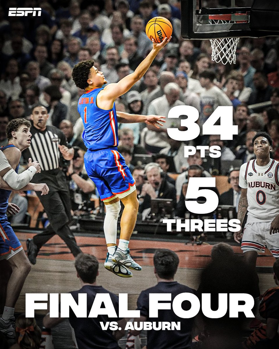 WALTER CLAYTON JR. WITH A MEMORABLE PERFORMANCE TO HELP SEND FLORIDA TO THE NATTY 🔥 🔥
